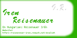 iren reisenauer business card